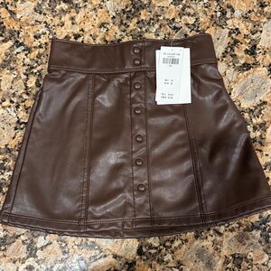 Abercrombie Kids Chocolate Brown Mini Skirt